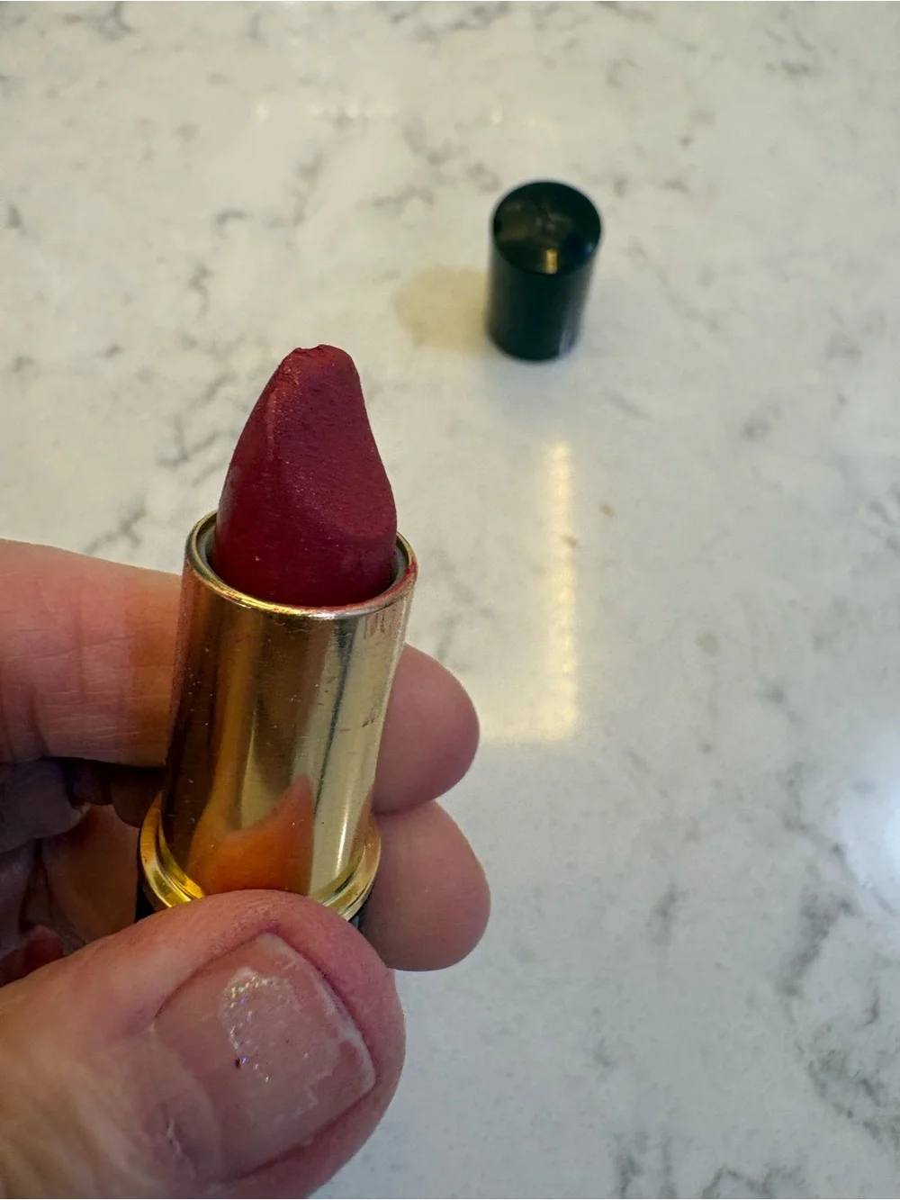 Lancome rouge superbe Rich Matte Luster Cerise lipstick